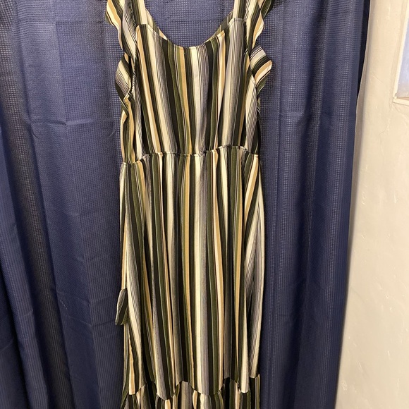 Striped Ruffle Dress - Picture 6 of 7